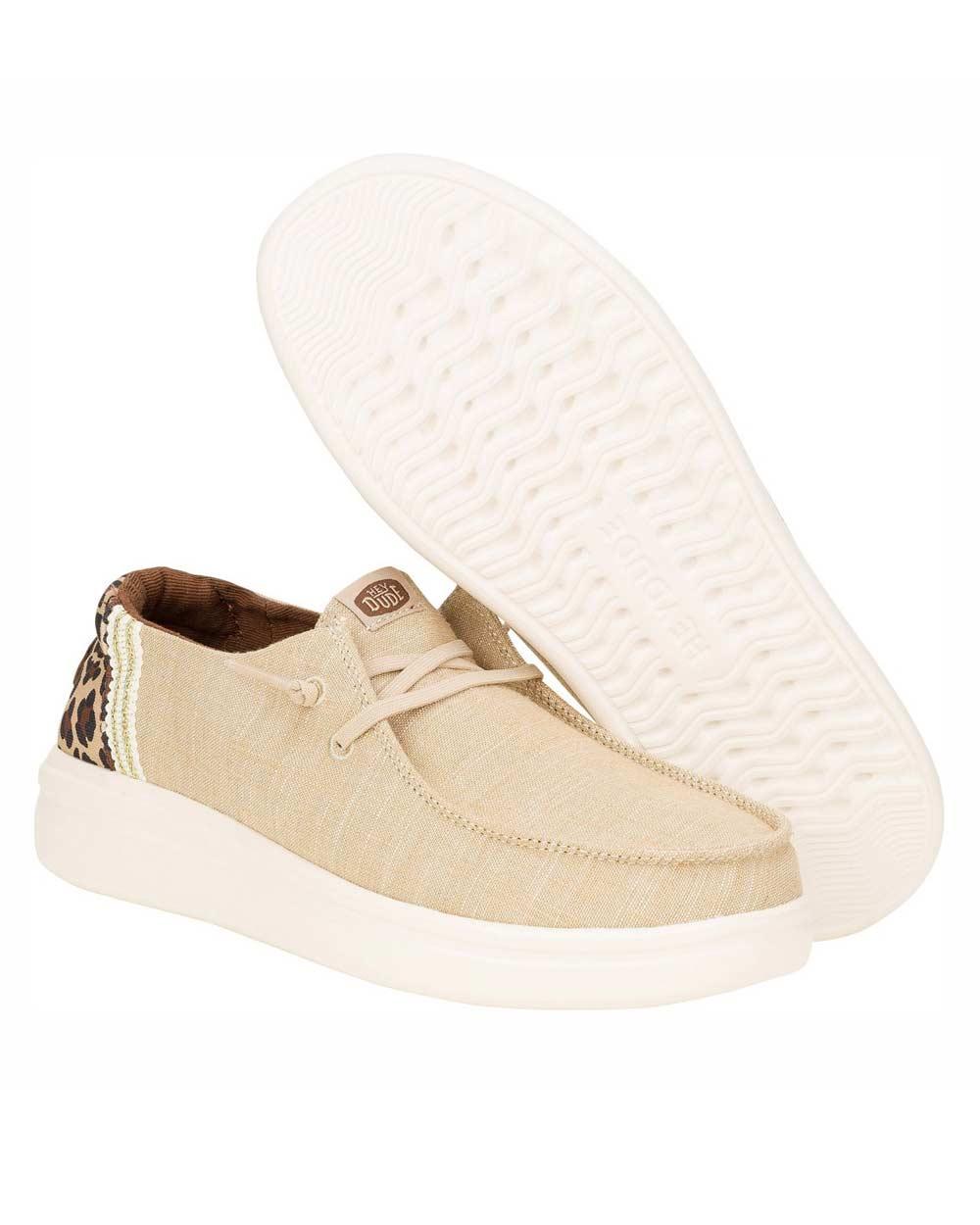 HEY DUDE Sneakers Hey dude donna Wendy rise tan 43780 2UG WENDY RISE 