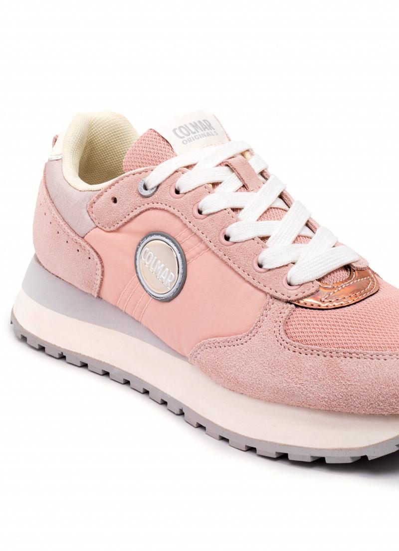COLMAR Sneakers colmar donna travis authentic 12 cipria p25 TRAVIS AUTHENTIC 121 BLUSH PINK-SILVER 