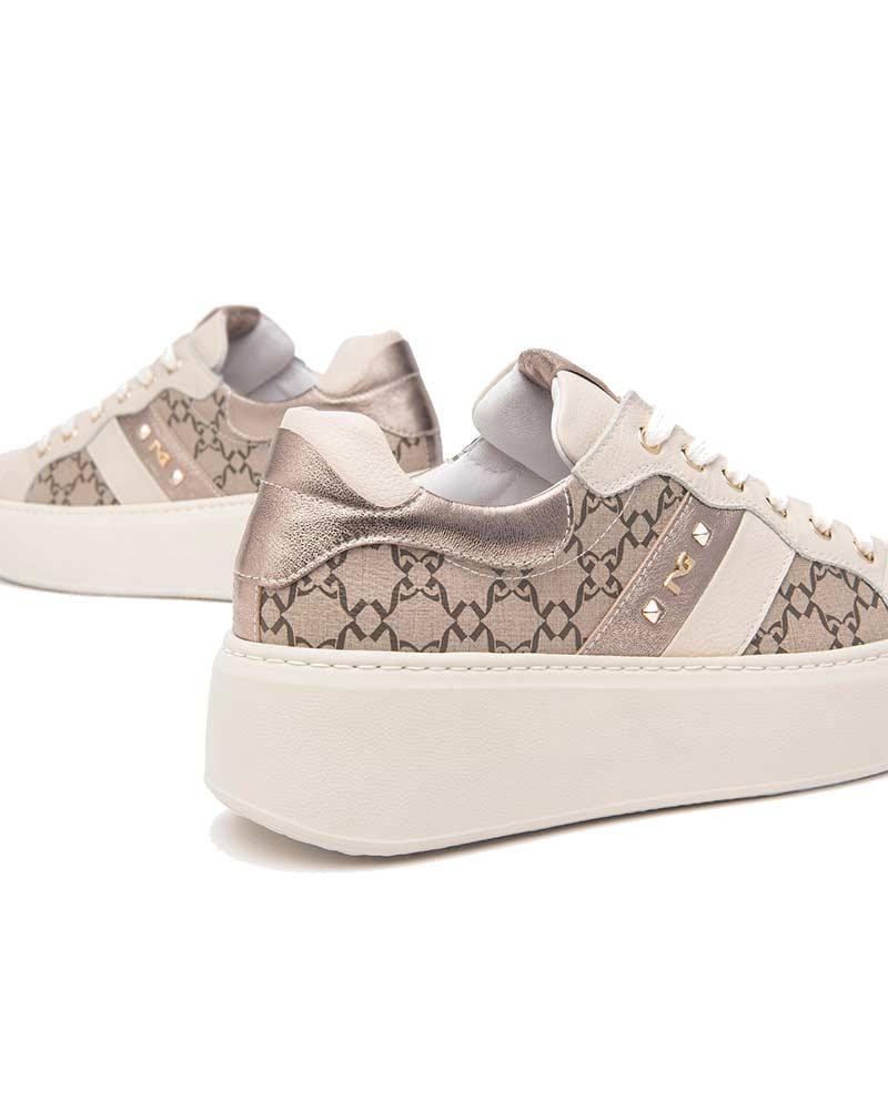 NEROGIARDINI Sneakers NeroGiardini donna E513080D beige<BR/> E513080D 412 DOLLARINO BEIGE 
