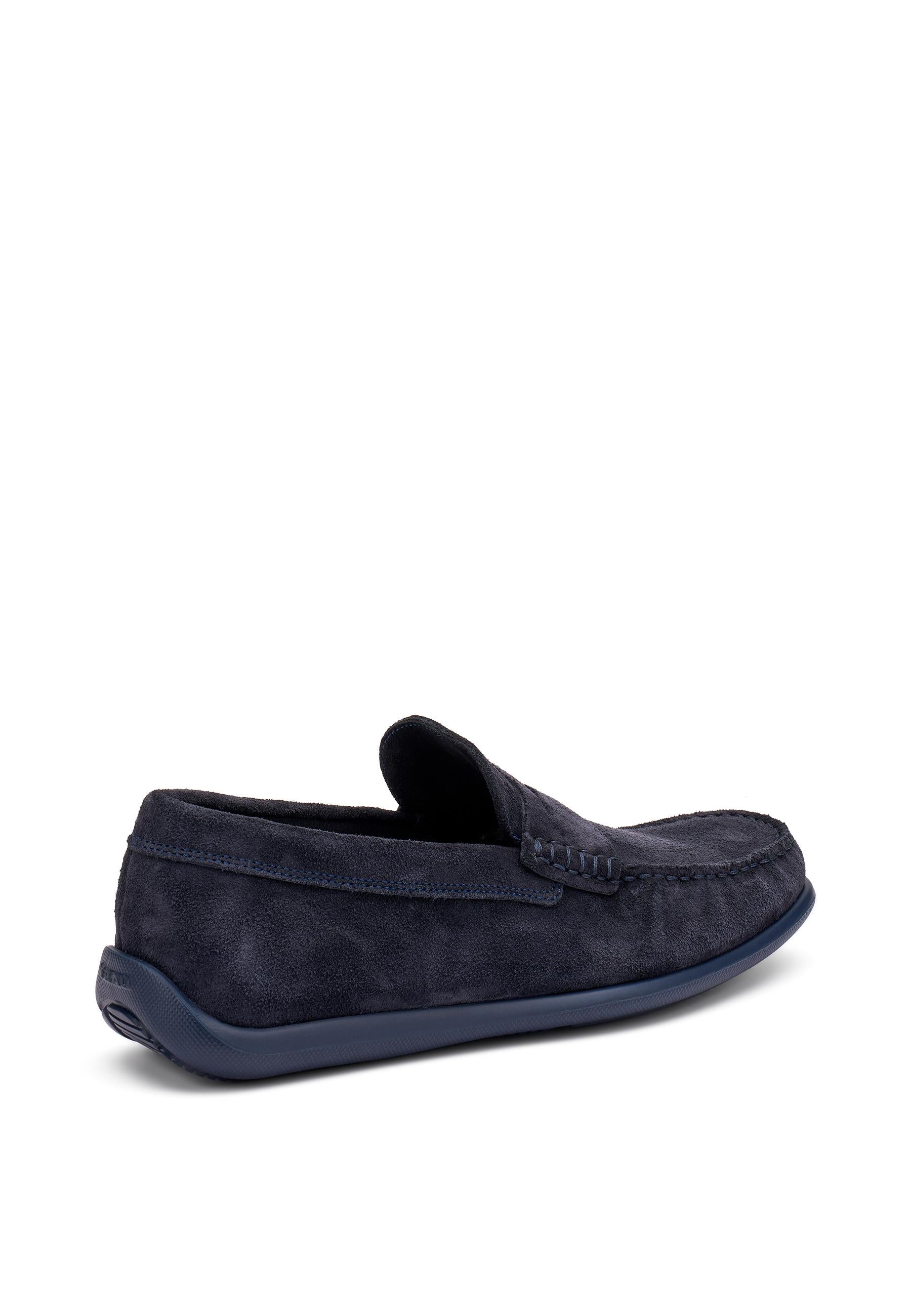 FRAU Mocassino frau uomo 14b2 castoro blu scamosciato 14B2 CASTORO BLU 