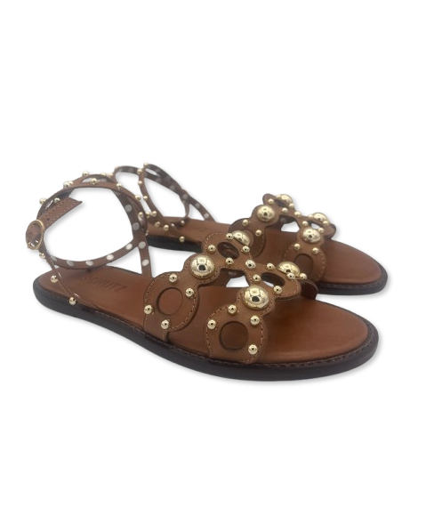 SCHUTZ sandalo schutz s216520 sandalia salto brown S2165201580003 SANDALIA SALTO BROWN 