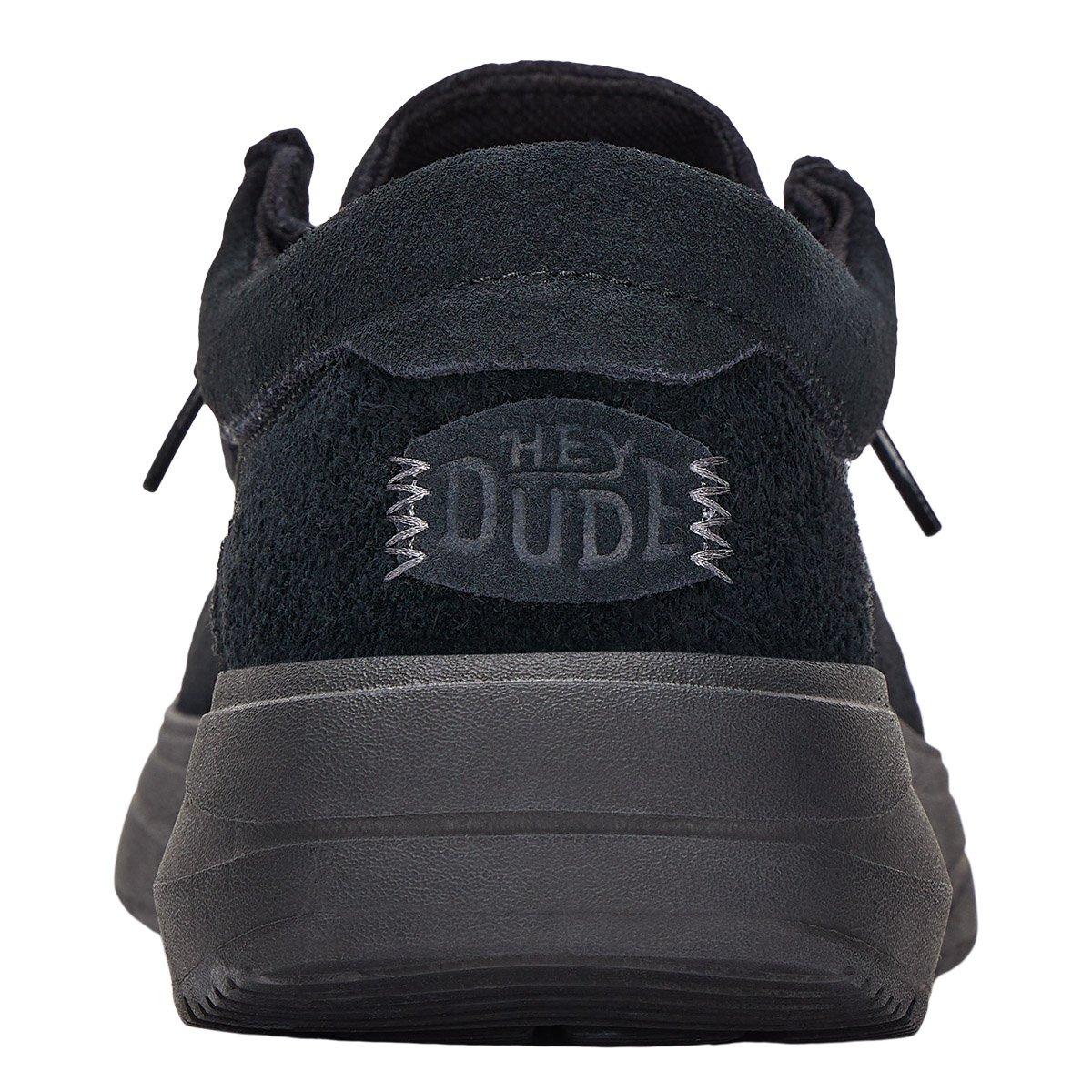 HEY DUDE Stringata Hey Dude uomo Wally comf suede 419755001 a25 41975 001 WALLY COMF SUEDE 