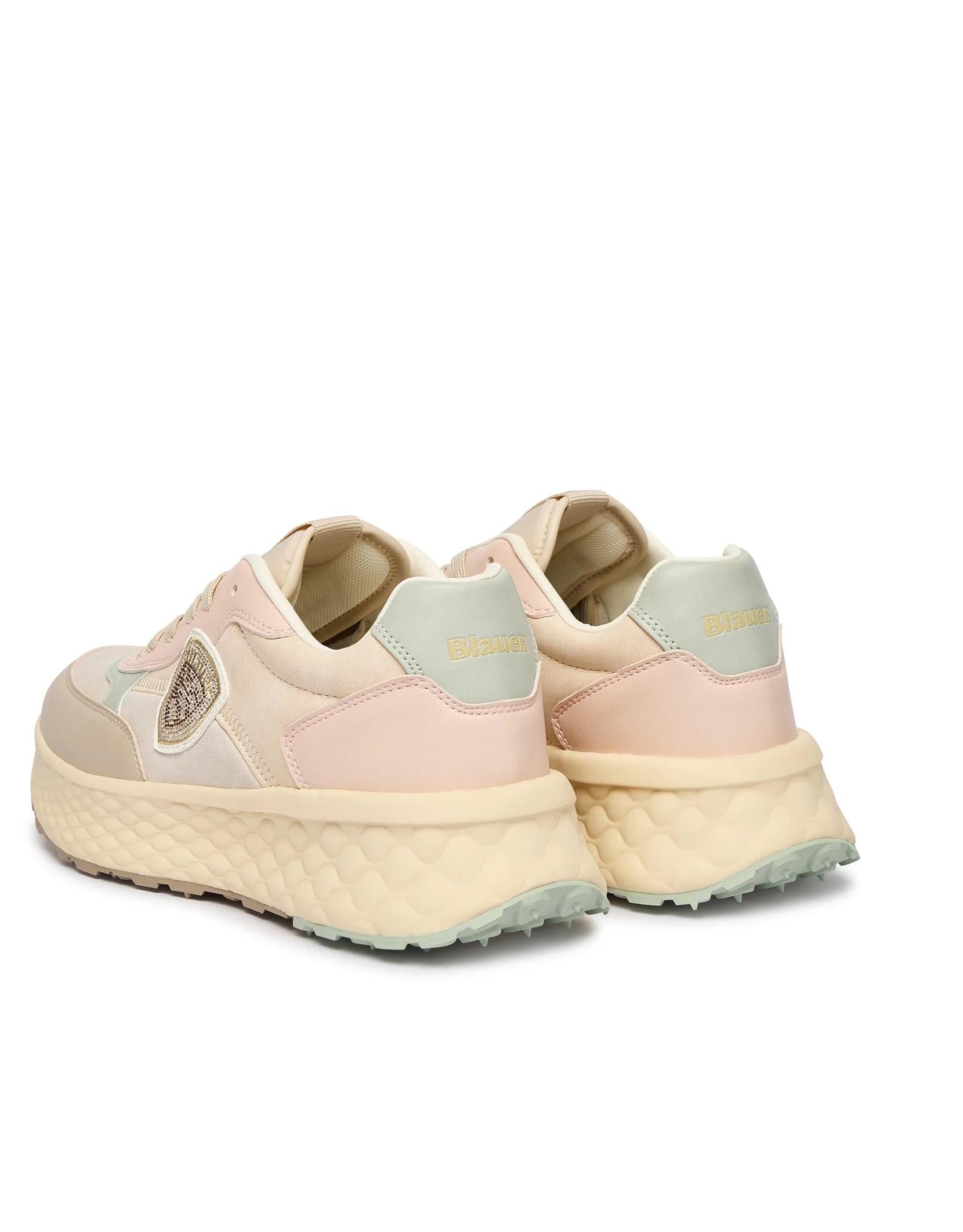 BLAUER Sneakers blauer donna s6 lynn 001 len cream S6LYNN01/LEN CRE/NUD 