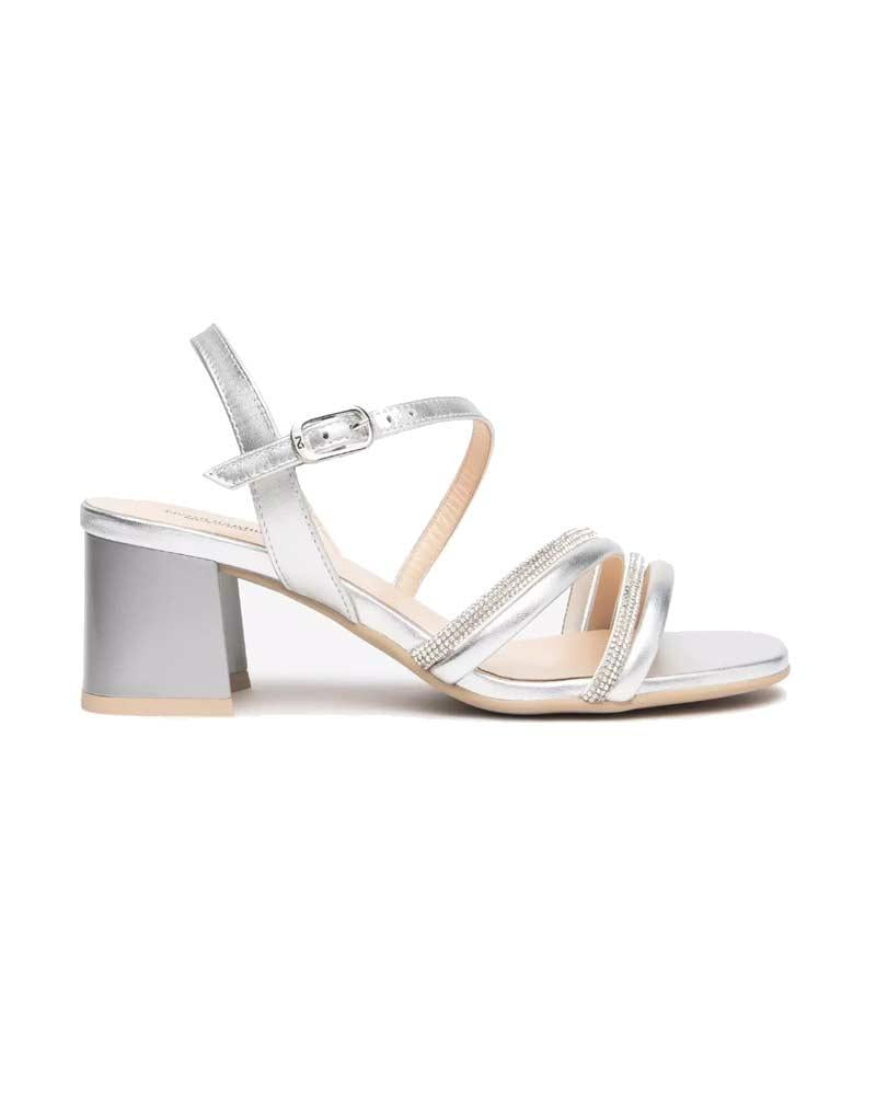 NEROGIARDINI Sandali NeroGiardini donna E513280D argento E513280D 700 LAMINATO ARGENTO 