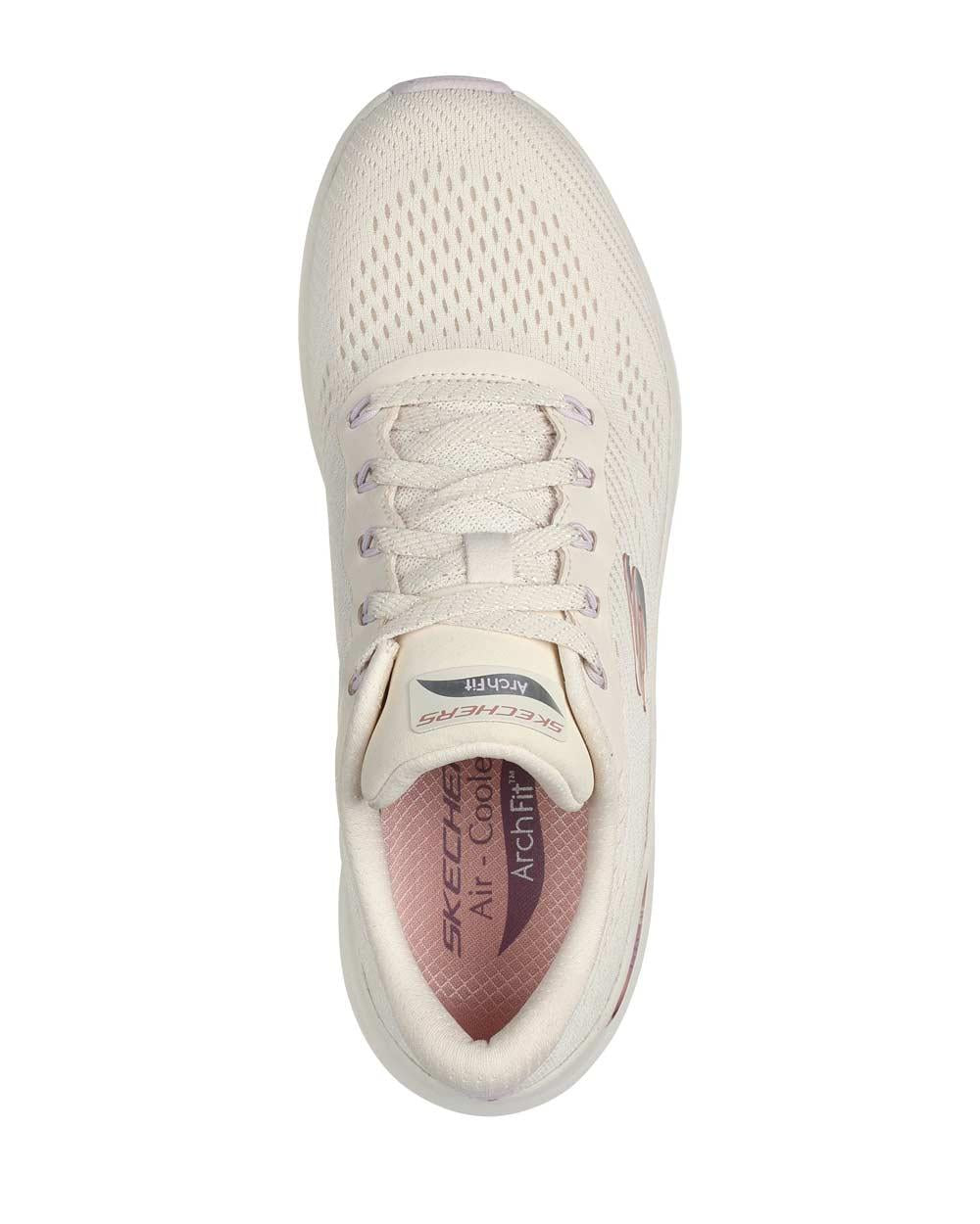 SKECHERS Sneakers Skechers donna 150051 natural 150051 NTMT BIG LEAGUE - ARCH FIT 2.0 