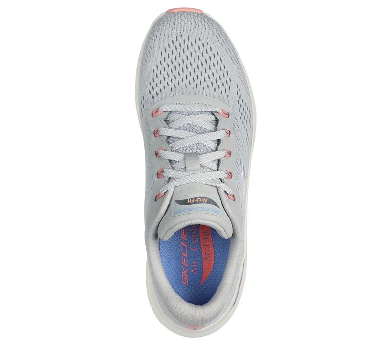 SKECHERS Sneakers Sketchers donna arch fit 2.0 big league grey pe25 150051/LGMT ARCH FIT GREY MULTI 