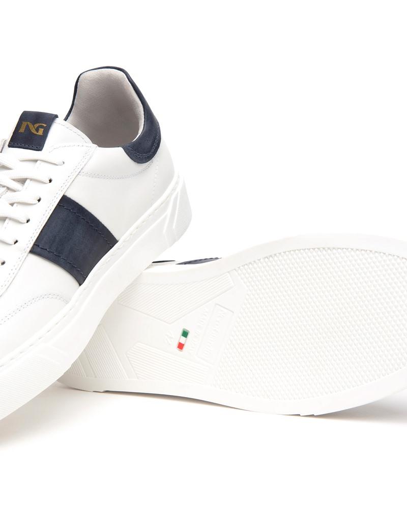 NEROGIARDINI Sneakers nerogiardini uomo E500691u sparta bianca p25 E500691U 707 SPARTA BIANCO 