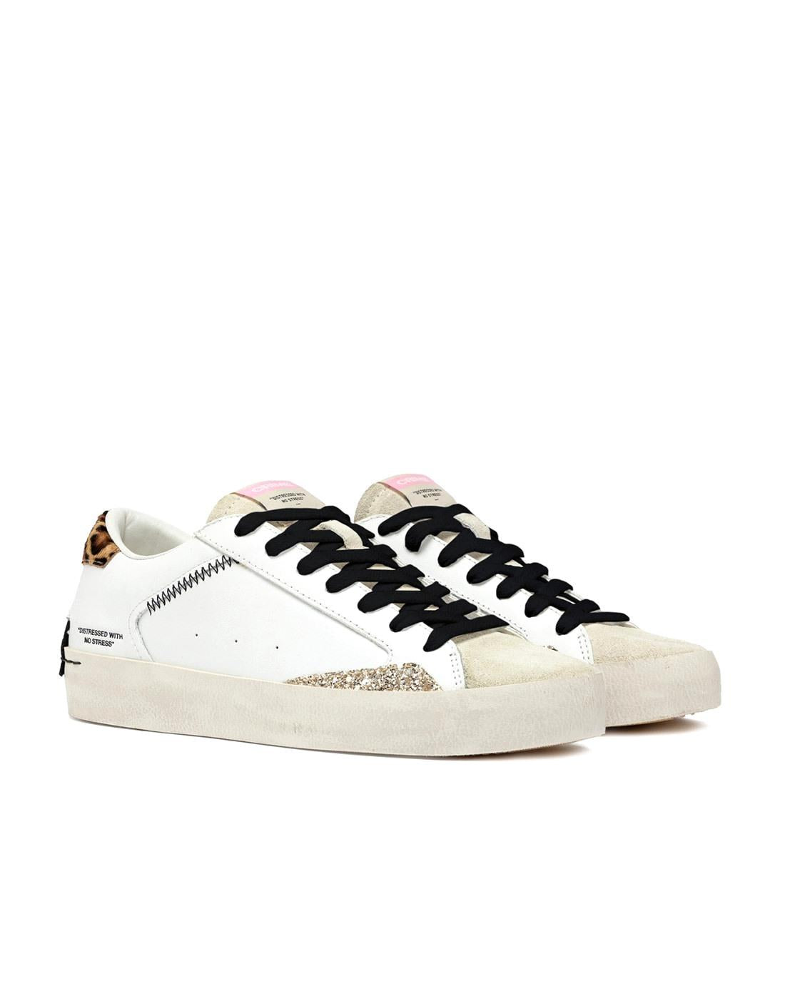 CRIME LONDON Sneakers crime london donna distressed savage white a25 DISTRESSED 27000PP6B 