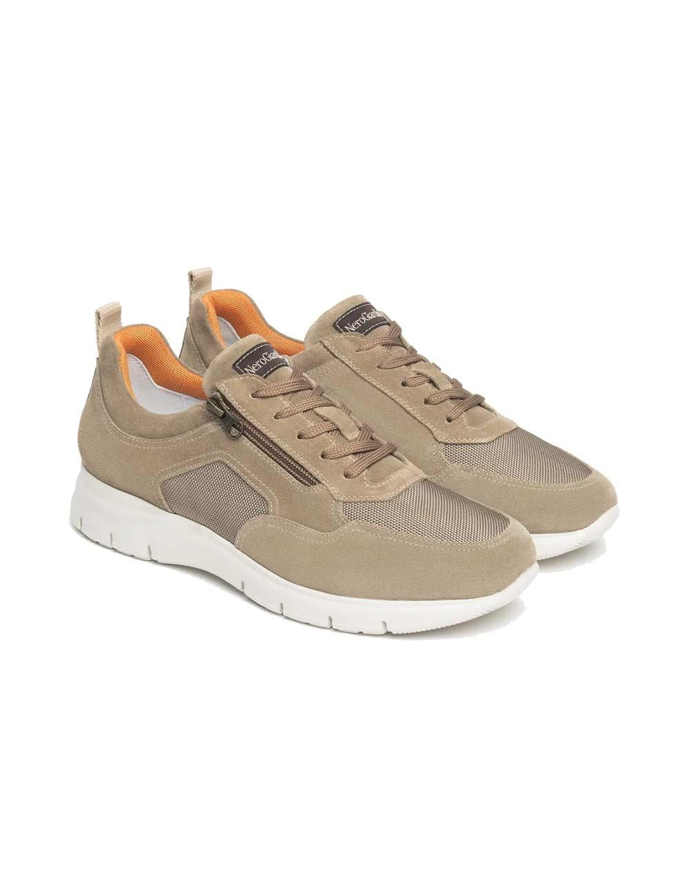 NEROGIARDINI Sneakers NeroGiardini uomo E601091U beige E601091U 501 AROLD VELO 