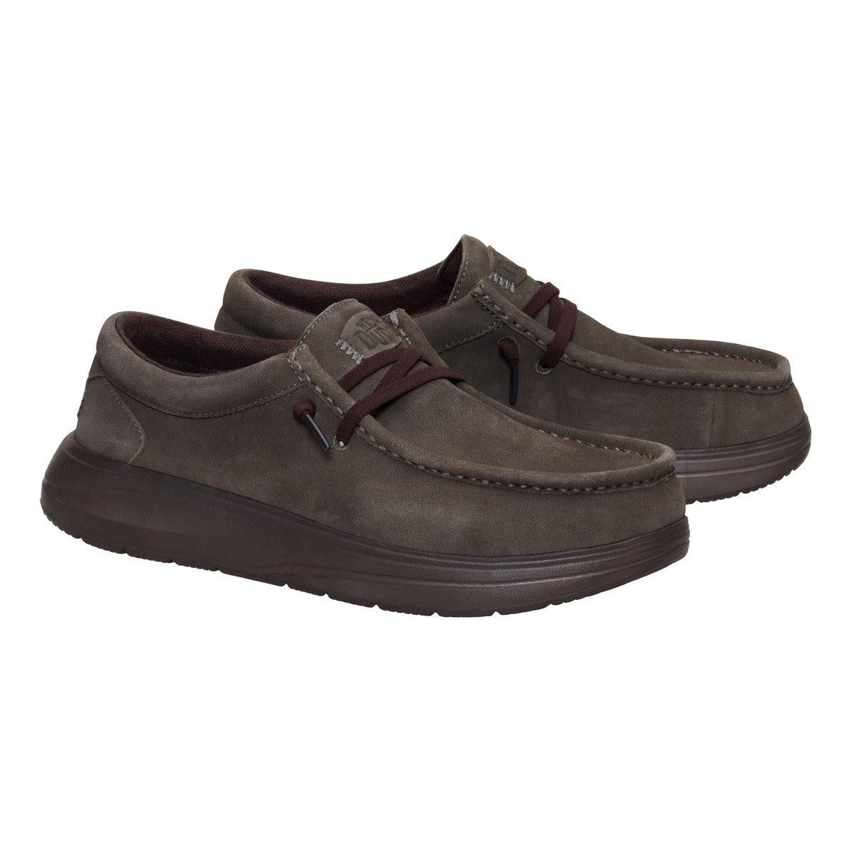 HEY DUDE Stringata Hey Dude uomo Wally comf suede 419752 a25 41975 2KU WALLY COMF SUEDE 