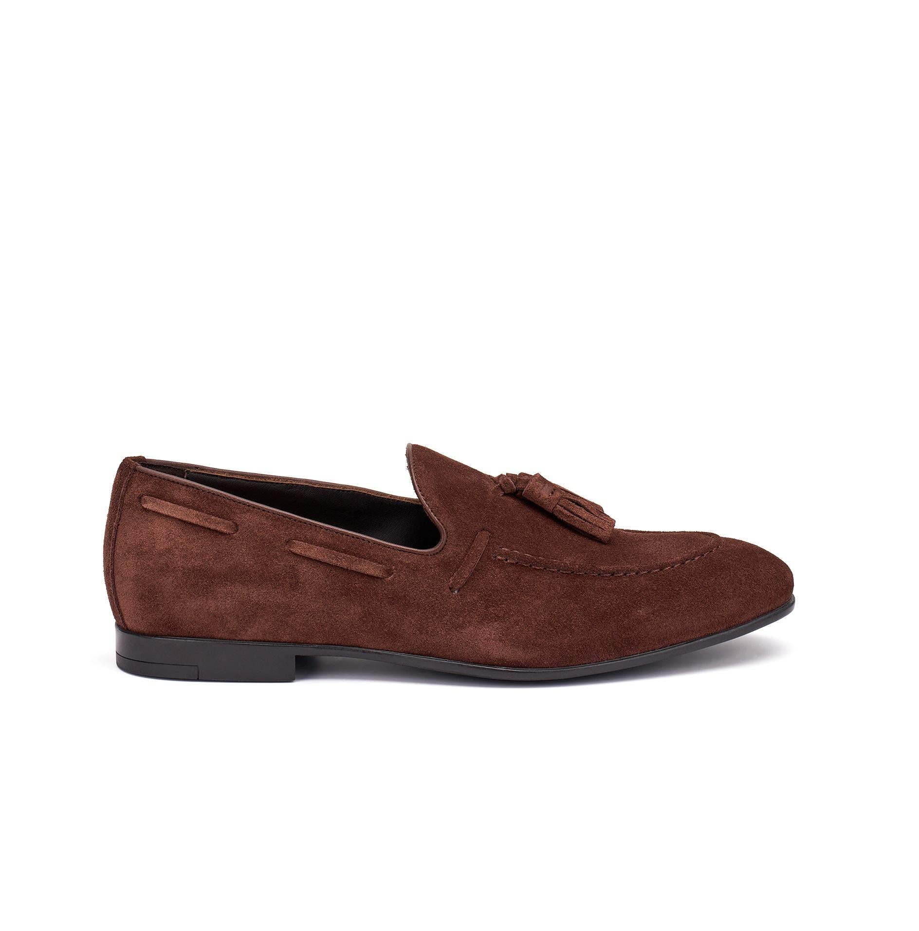 FRAU Mocassino frau uomo 71b2 suede moro nappine 71B2 SUEDE T.MORO 