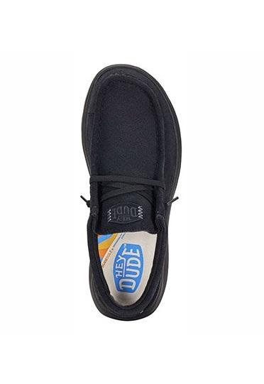 HEY DUDE Stringata Hey Dude uomo Wally comf suede 419755001 a25 41975 001 WALLY COMF SUEDE 