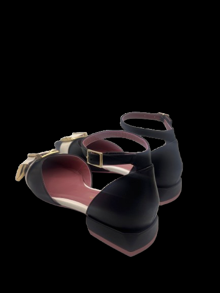 LORENZO MARI Decolletè lorenzo mari slingback giglio 19 pe25 GIGLIO 19 NAPPA NERO/BIANCO 