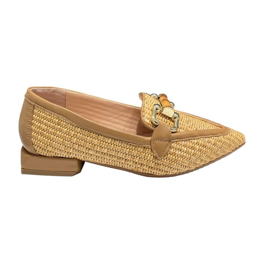 LORENZO MARI Mocassini Lorenzo Mari donna Giglio 1 naturale<BR/><BR/><BR/> GIGLIO 01 RAFIA NATURALE 