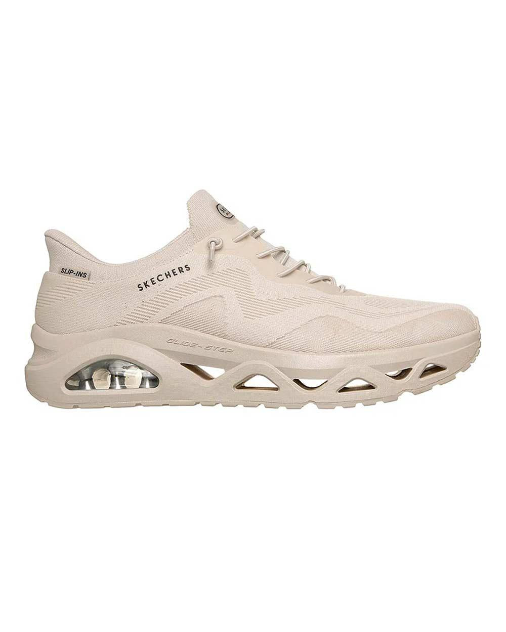 SKECHERS Sneakers Skechers uomo 183421 Uno glide natural 183421 NAT GLIDERS - UNO GLIDE 