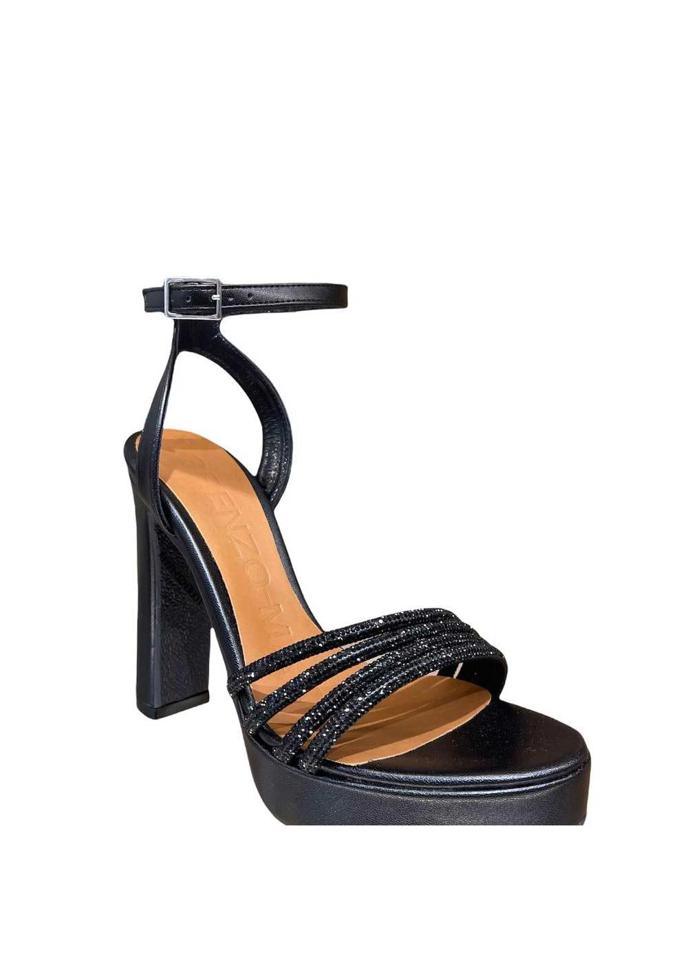 LORENZO MARI Sandali Lorenzo Mari donna Iuventas neri IUVENTAS NAPPA NERO 