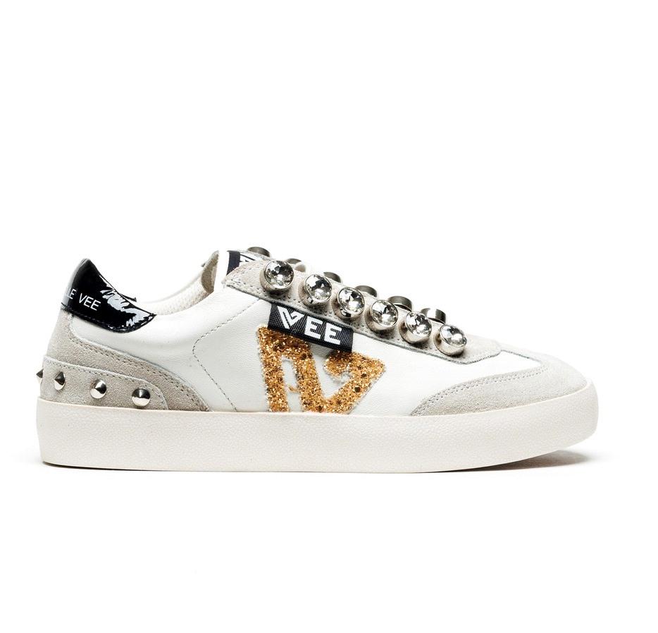 EMANUELLE VEE Sneakers emanuelle vee donna olivia 500 452p a25 452P-500-10 P003 CB WH/BL 