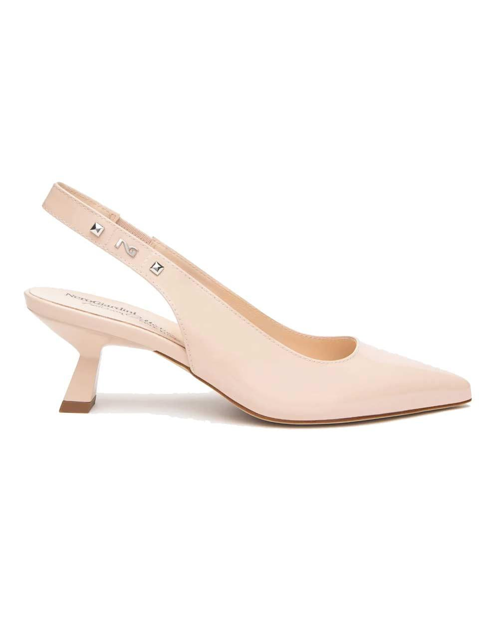 NEROGIARDINI Slingback NeroGiardini donna E615476D rosa E615476D 720 VERNICE CONFETTO 