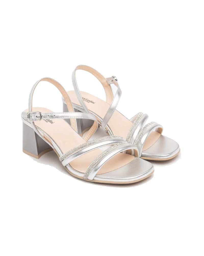 NEROGIARDINI Sandali NeroGiardini donna E513280D argento E513280D 700 LAMINATO ARGENTO 