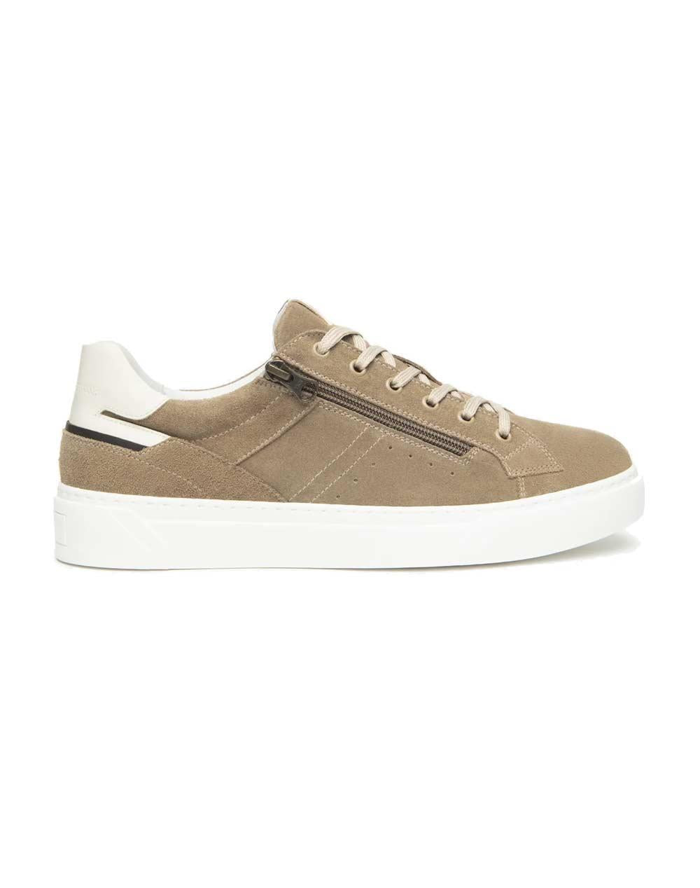 NEROGIARDINI Sneakers NeroGiardini uomo E601131U argilla suede<BR/> E601131U 501 AROLD VELO 