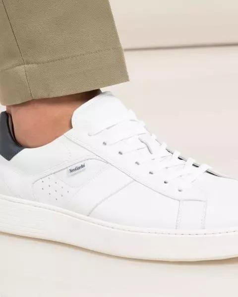 NEROGIARDINI Sneakers nerogiardini uomo e500701u helsinki white p25<BR/> E500701U 707 HELSINKI BIANCO 