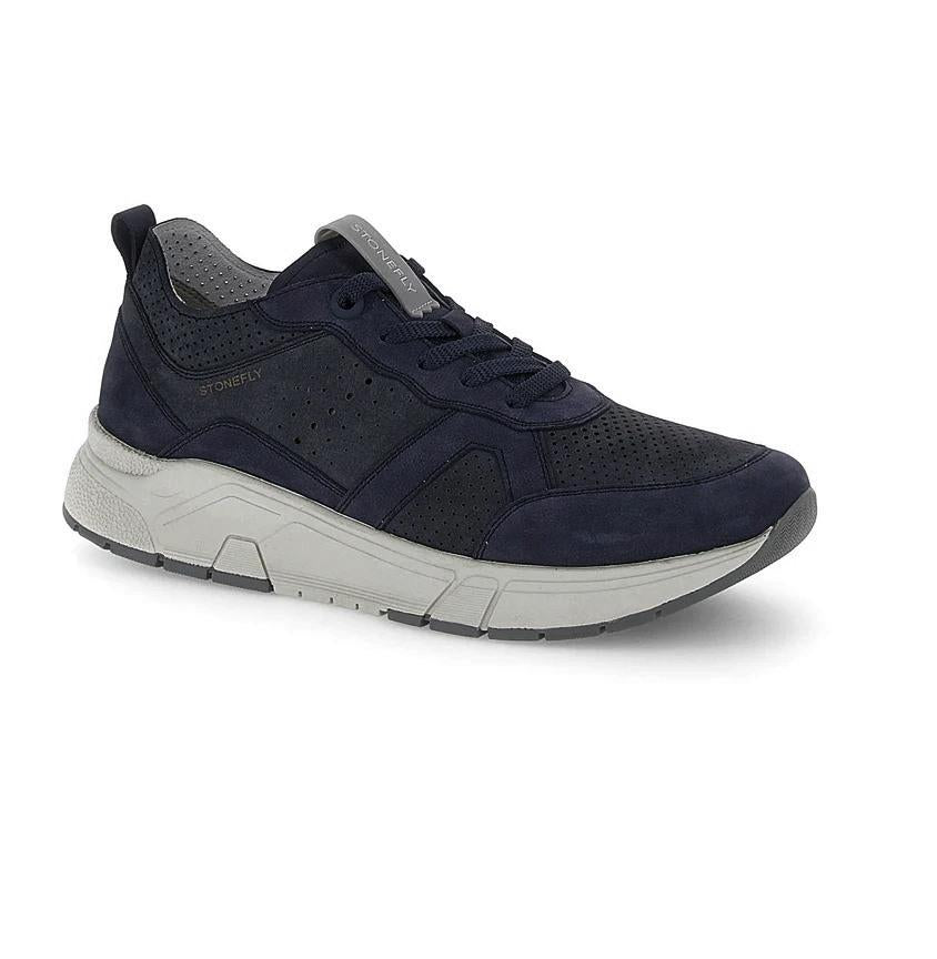 STONEFLY Sneakers Stonefly uomo action 220937 blu PE25 220937 03G ACTION 29 NABUK 