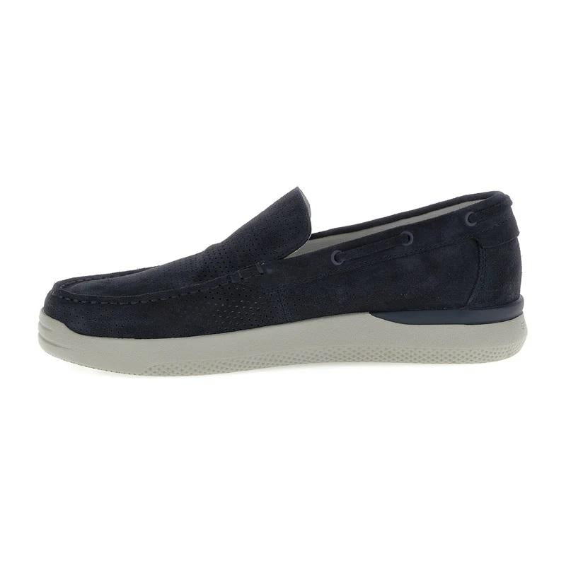 STONEFLY Mocassini Stonefly uomo 2224591d8 custer 16 velour blue pe25 222459 1D8 CUSTER 16 VELOUR 