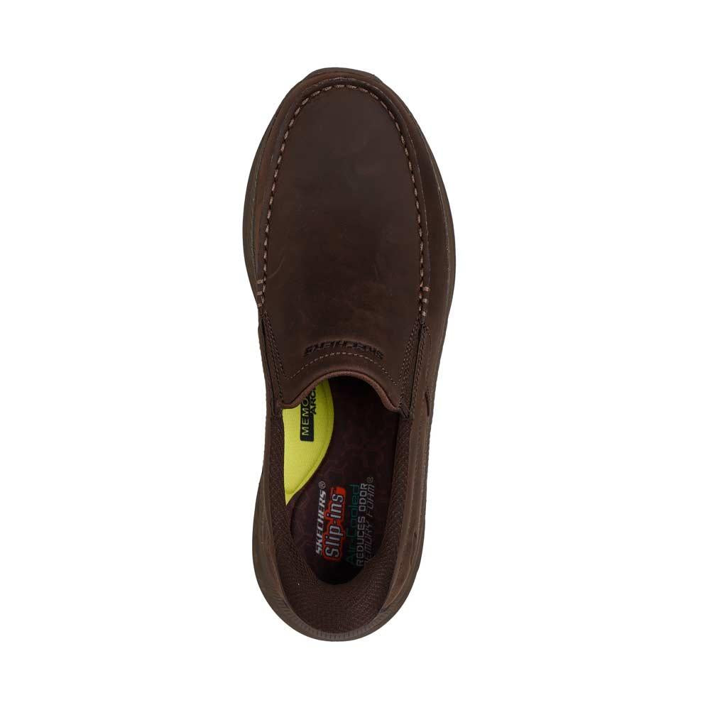 SKECHERS Mocassini Skechers uomo 205587 marroni 205334 COC OSGOOD 