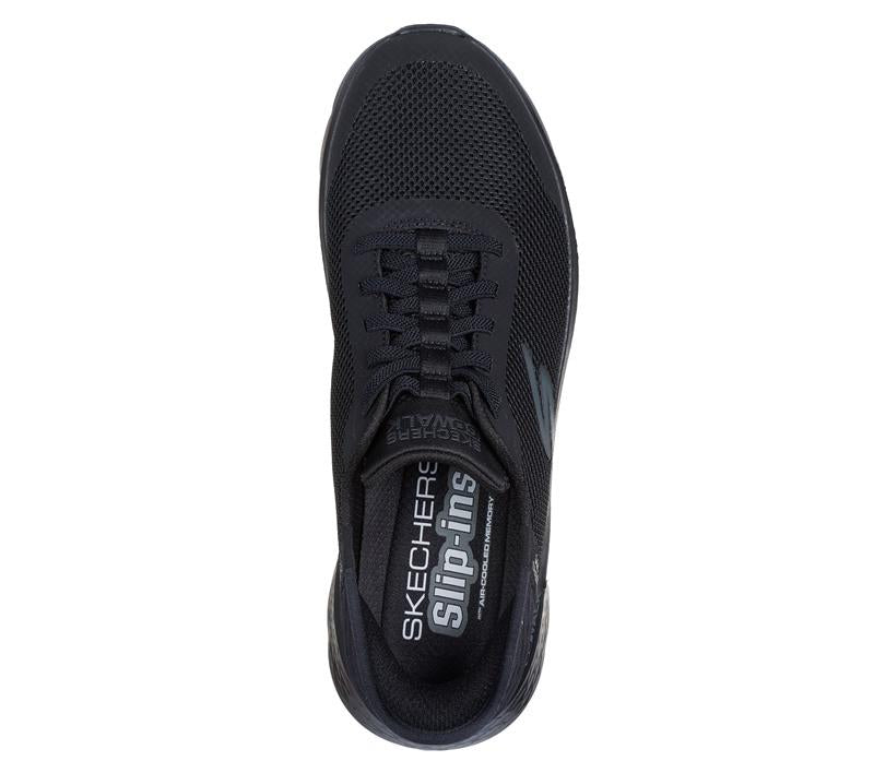 SKECHERS Sneakers Skechers uomo go walk flex 216324 black pe25 216324 BBK GO WALK SLIP INS 