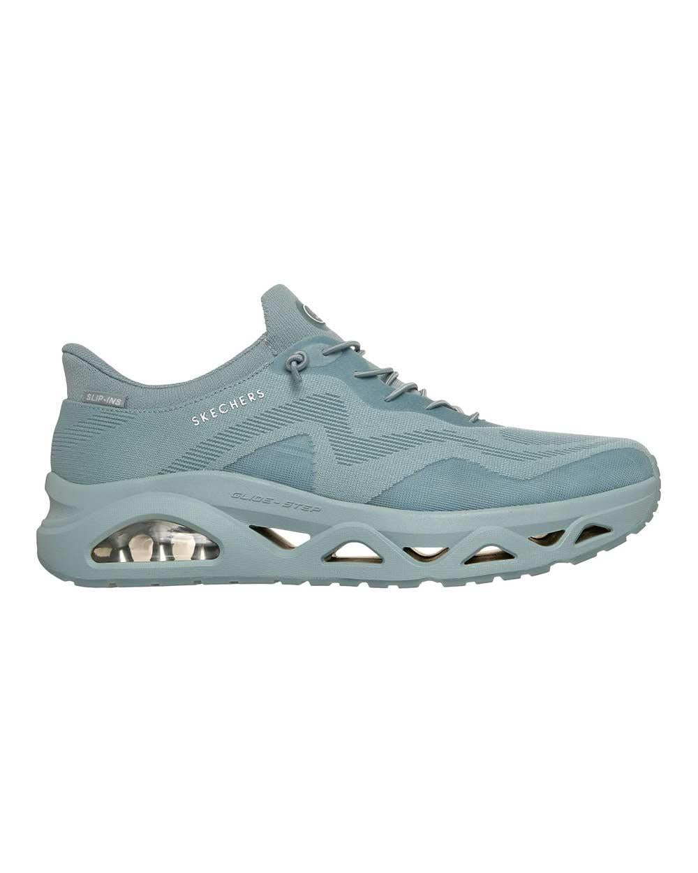 SKECHERS Sneakers Skechers uomo 183421 Uno glide slate 183421 SLT AIR GLIDERS - UNO GLIDE 