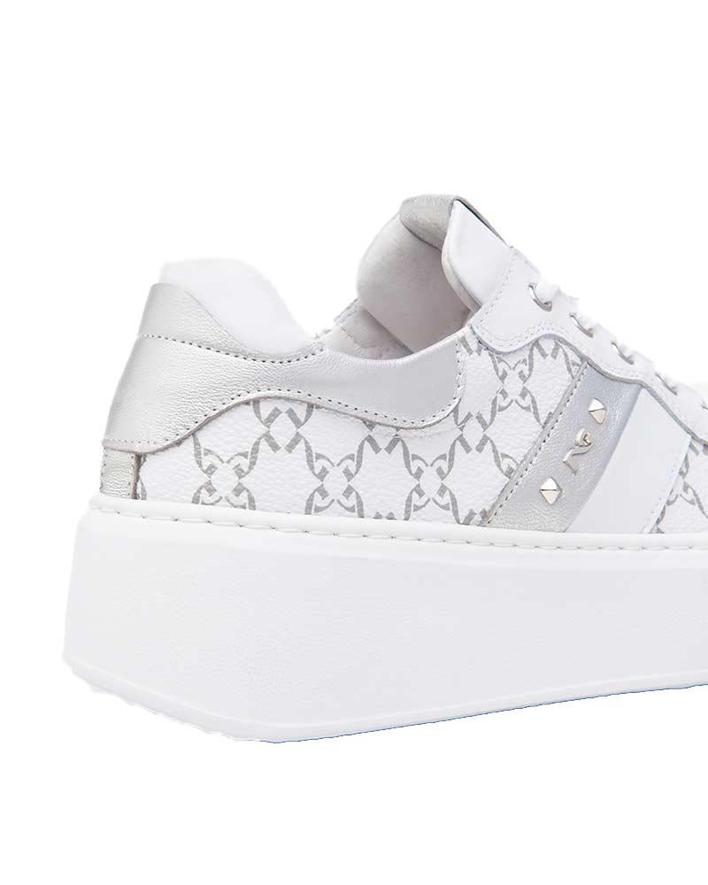 NEROGIARDINI Sneakers NeroGiardini donna E513080D bianche E513080D 707 SKIPPER BIANCO 