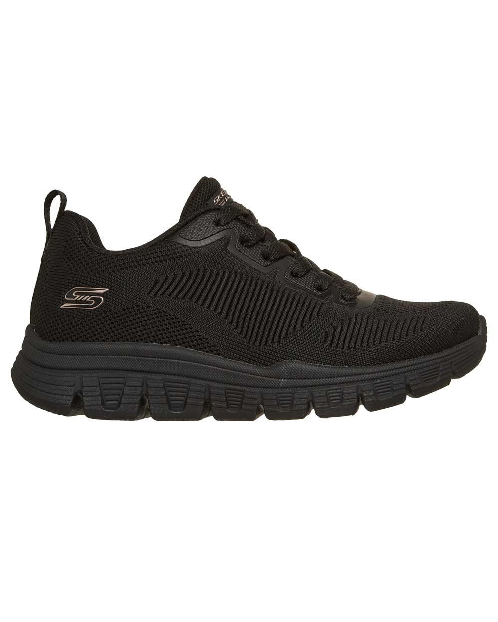 SKECHERS Sneakers Skechers donna 117700 Bobs nere 117700 BBK BOBS B LITE 