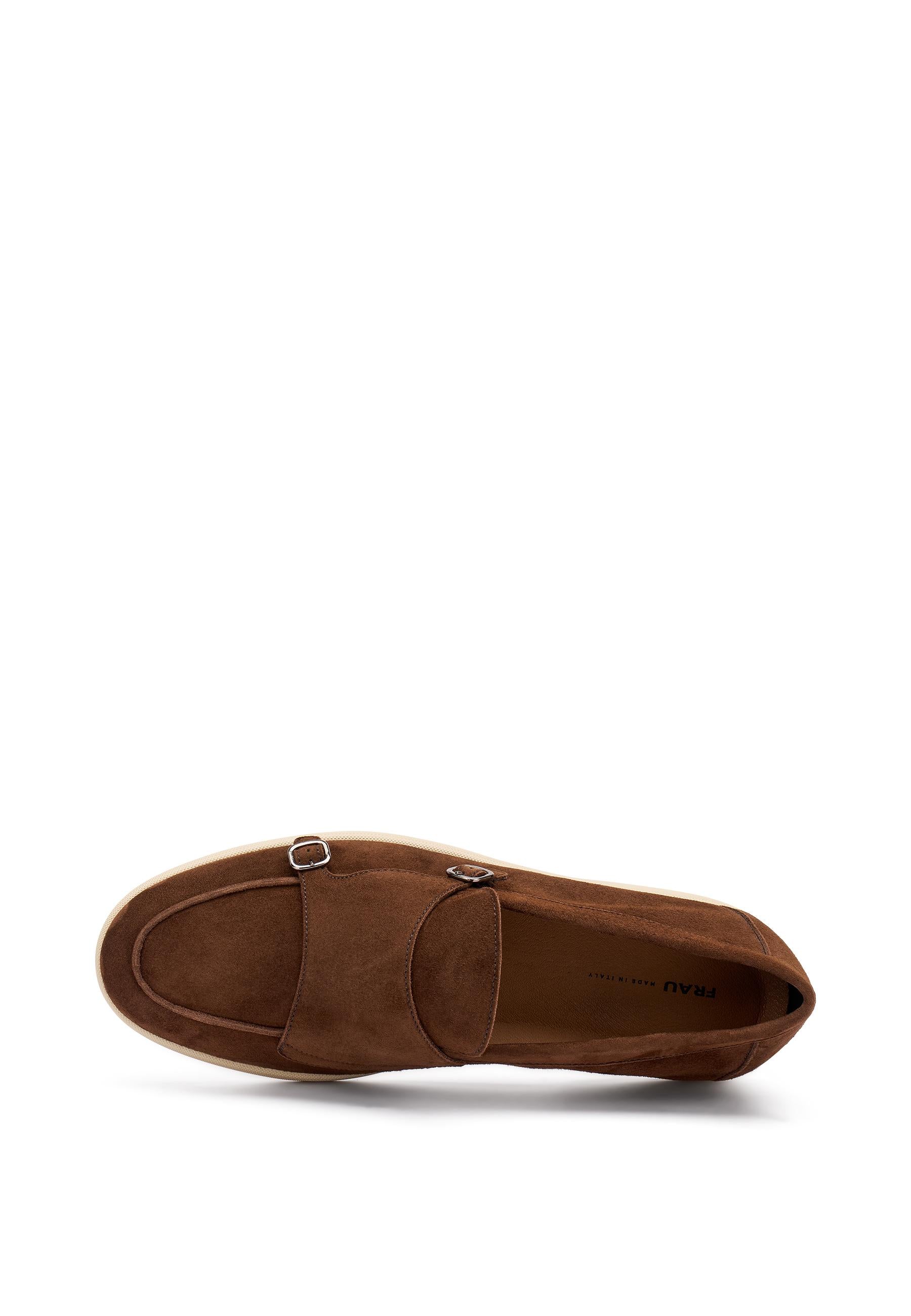 FRAU Mocassino frau uomo 32B2DAINO COCOA slip on 32B2 DAINO COCOA 