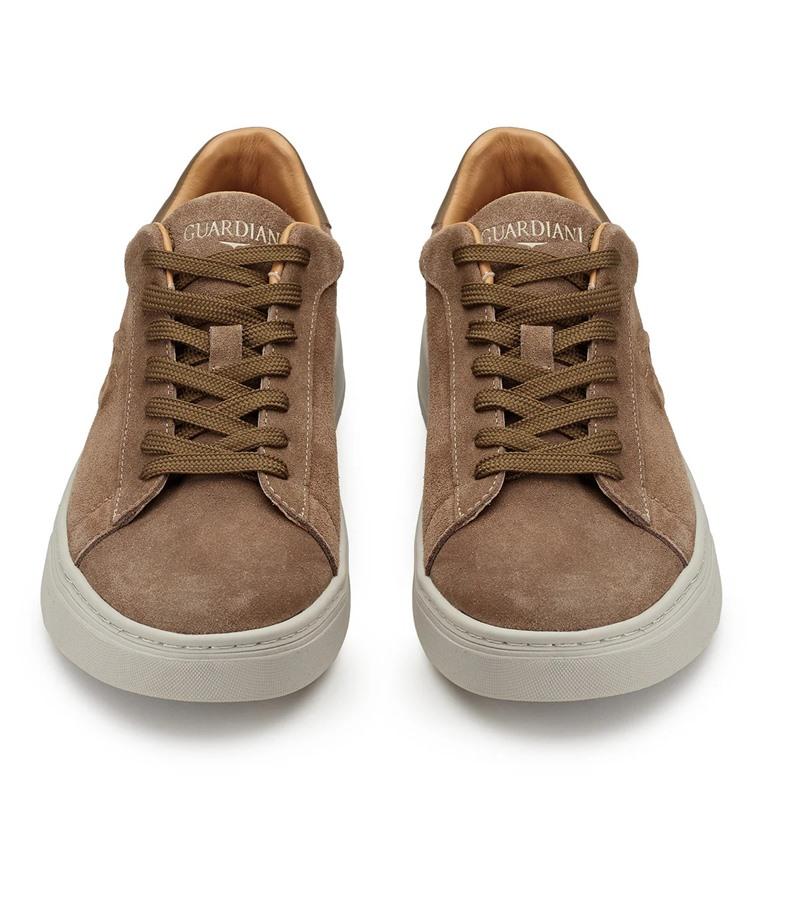GUARDIANI Sneakers guardiani uomo new era 318100 taupe AI AGM318100 SUEDE TAUPE 