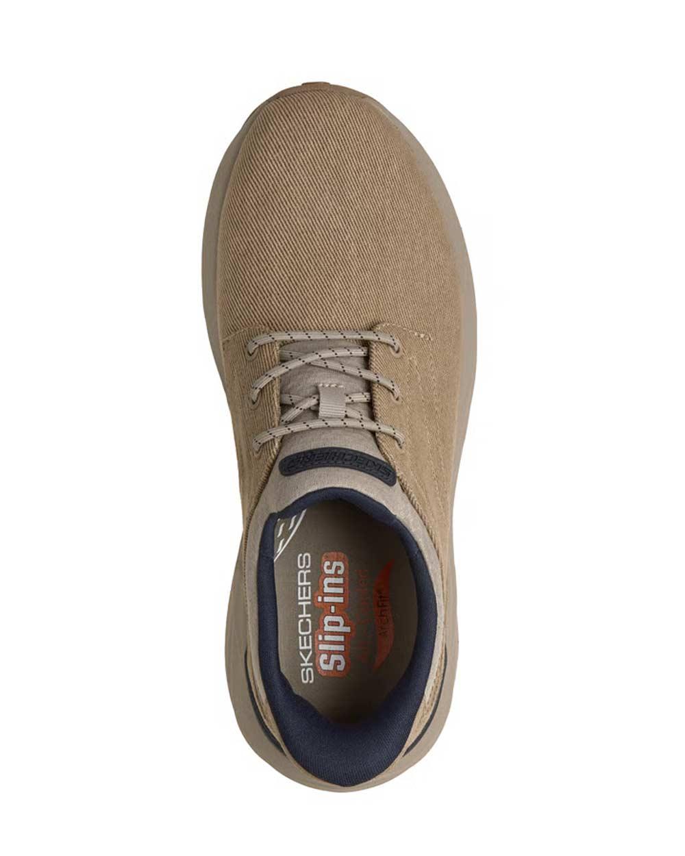 SKECHERS Sneakers Skechers uomo 205795 taupe 205795 TPE WOLFE - ARCH FIT MAV 