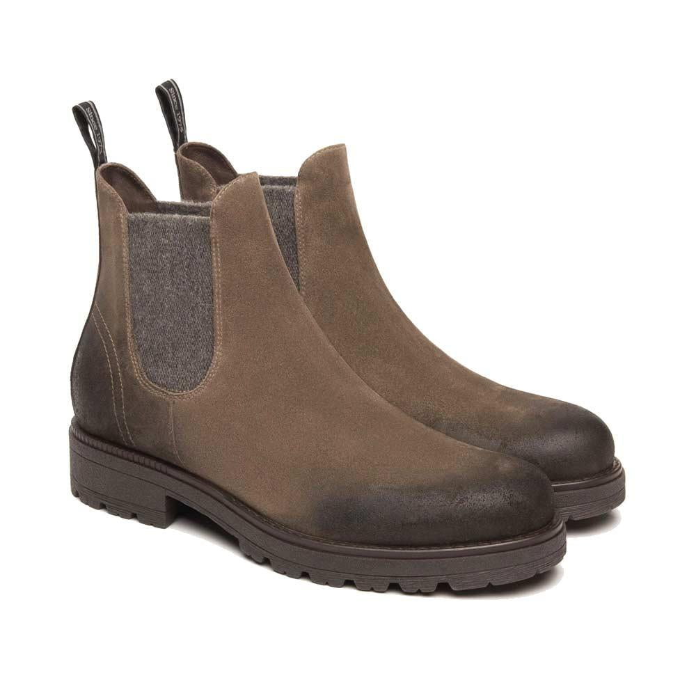 NEROGIARDINI Beatles NeroGiardini uomo I501012U beige I501012U 501 VELOUR OILCOL.ARGILLA 