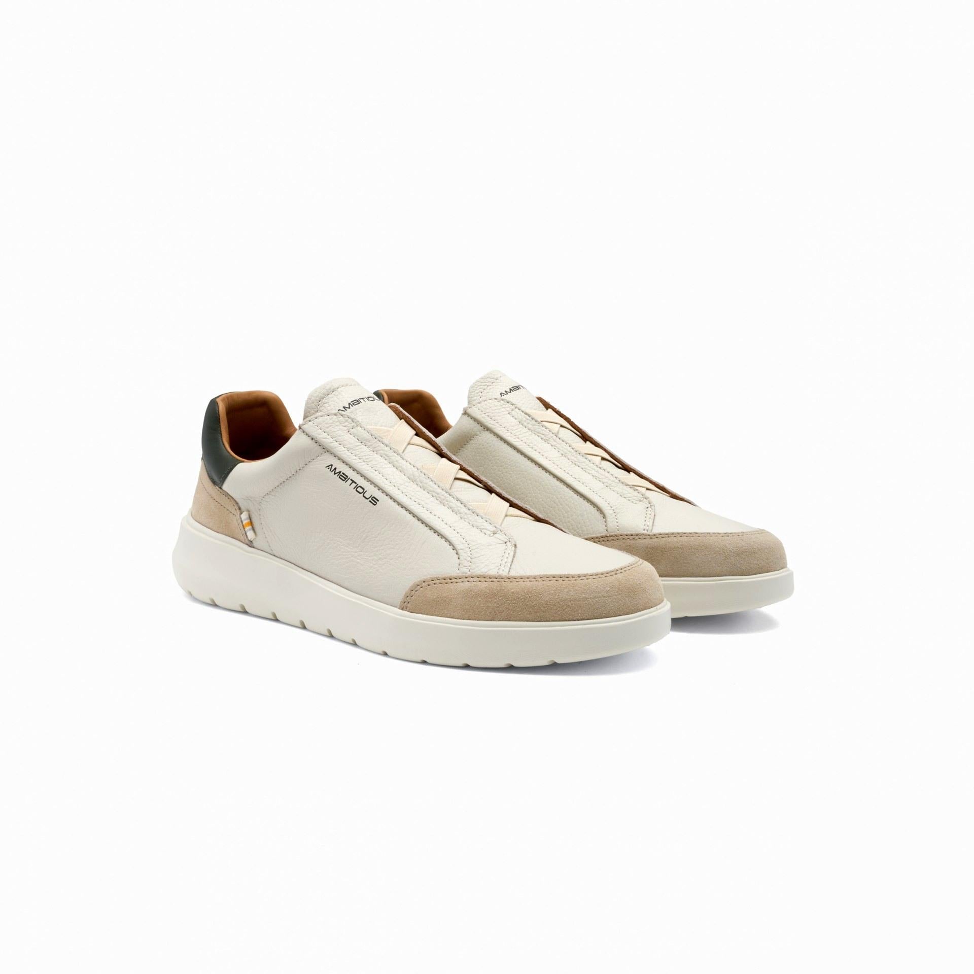 AMBITIOUS sneakers ambitious uomo hover slip on 13721a beige 13721A 7333AM HOVER 