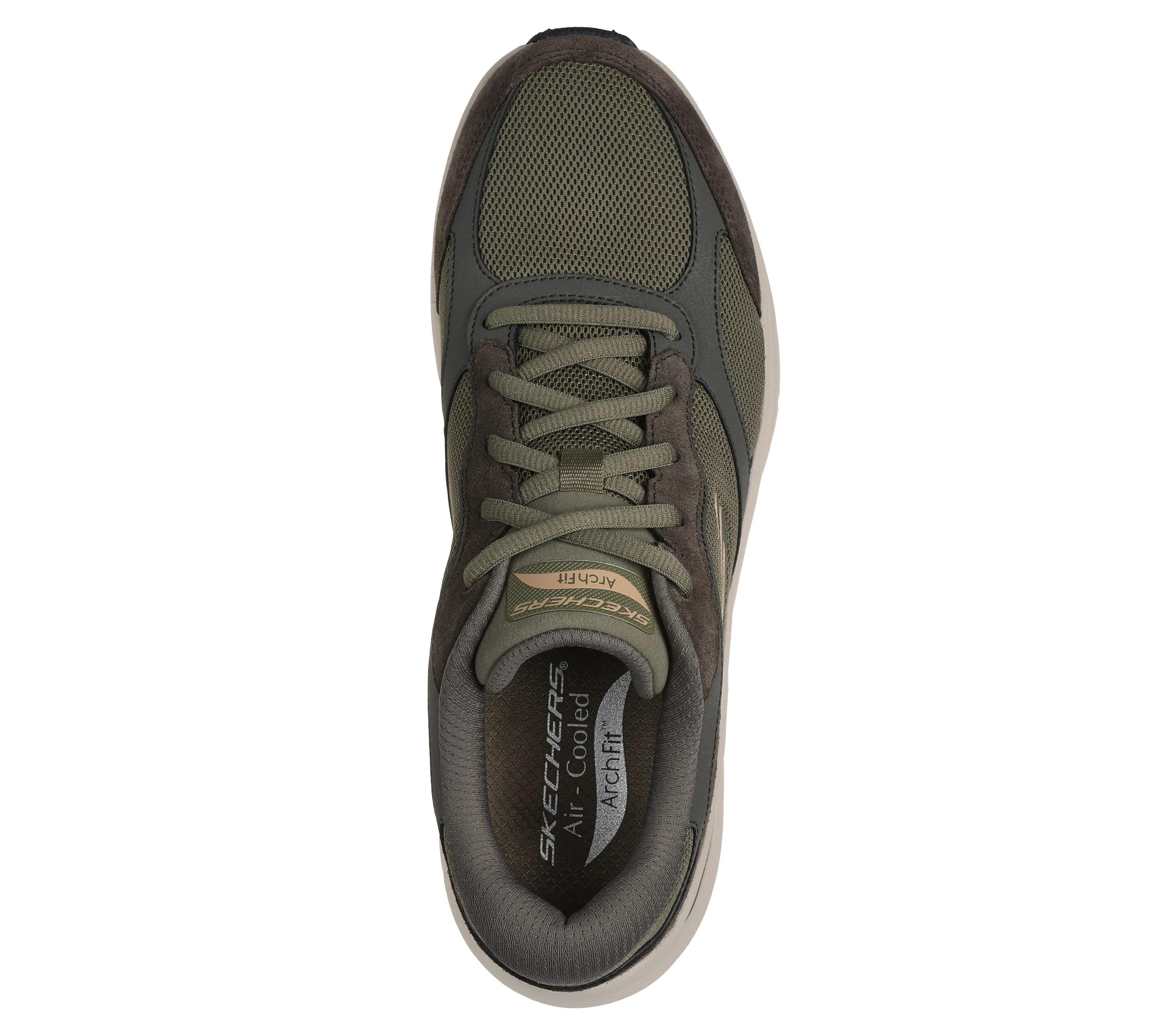 SKECHERS sneakers sketchers uomo 2327020lv arch fit olive a25 232702 OLV ARCH FIT 