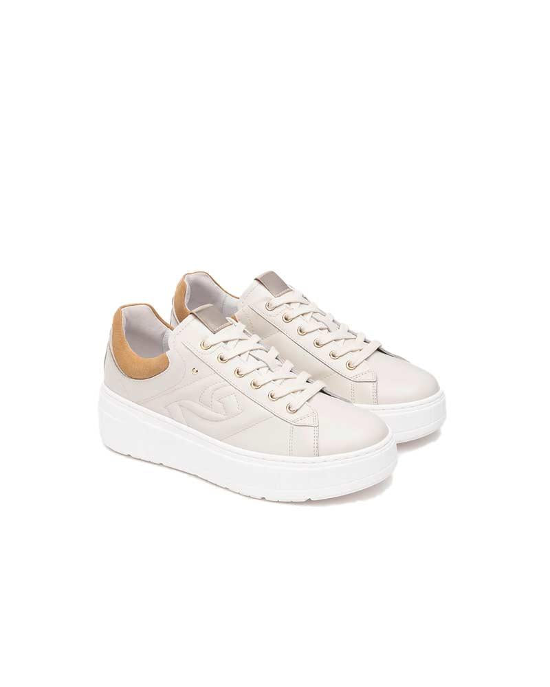 NEROGIARDINI Sneakers NeroGiardini donna E513090D avorio E513090D 713 VELVET OSSO 