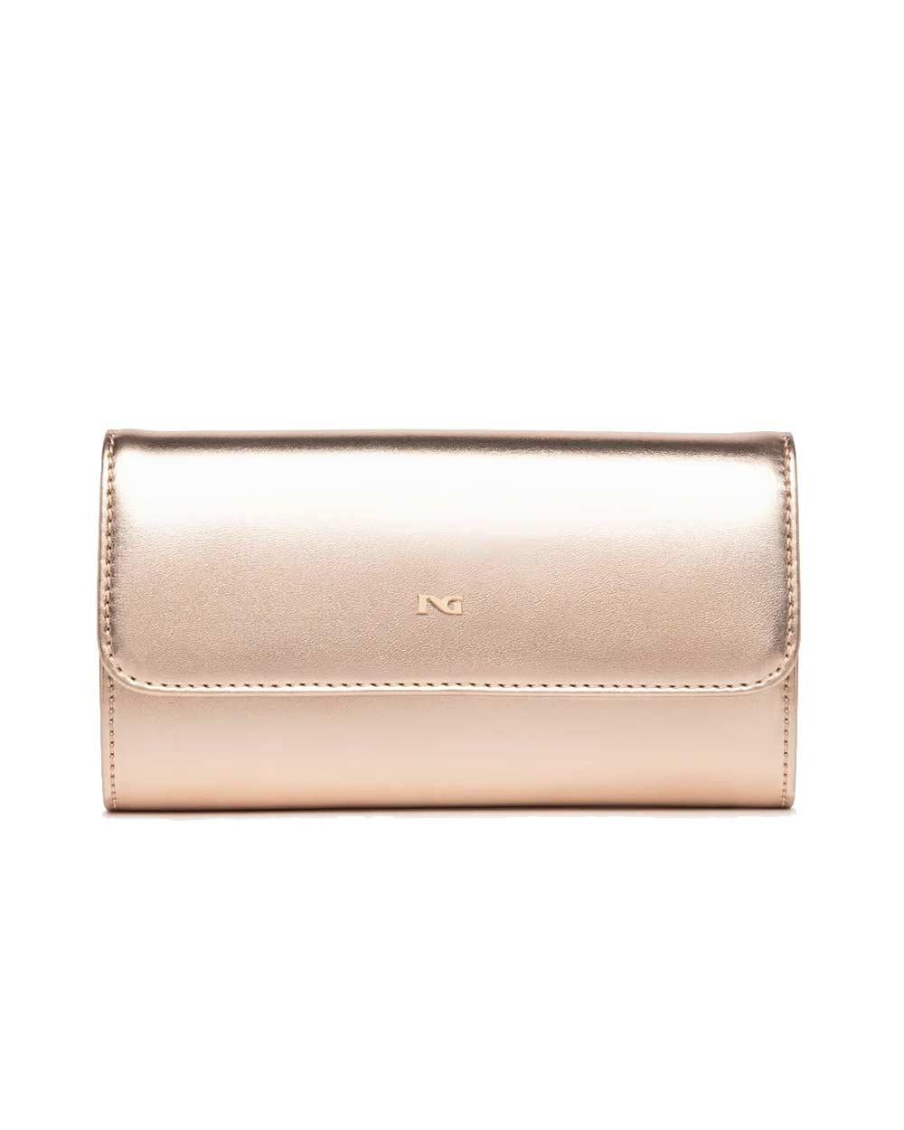 NEROGIARDINI BORSE Pochette Nerogiardini donna E443702DE sandalo E443702DE 434 T.LAMINATO SANDALO 