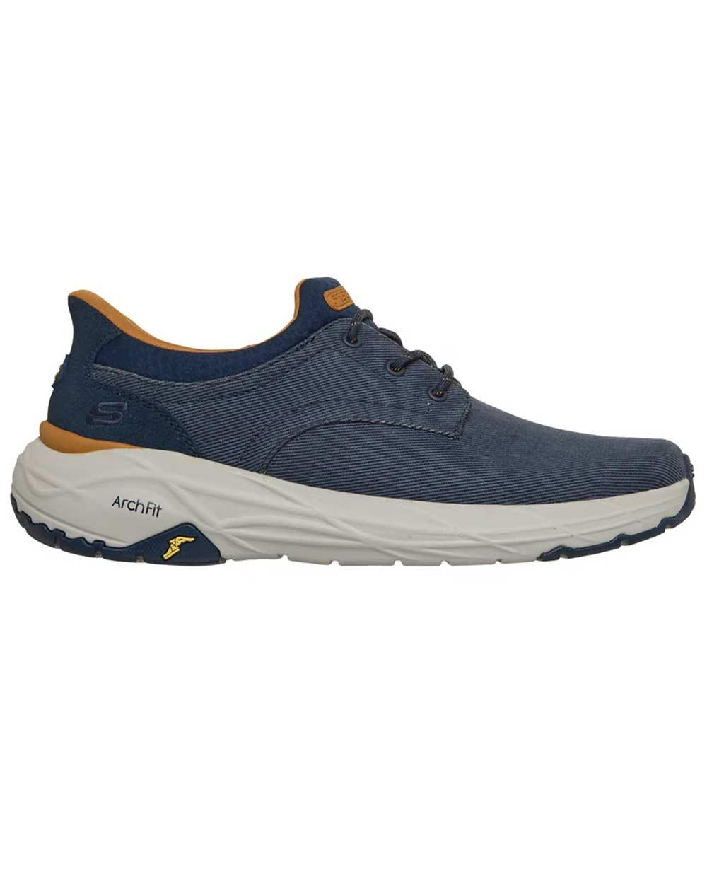 SKECHERS Sneakers Skechers uomo 205795 blu Arch fit 205795 NVY WOLFE - ARCH FIT MAV 