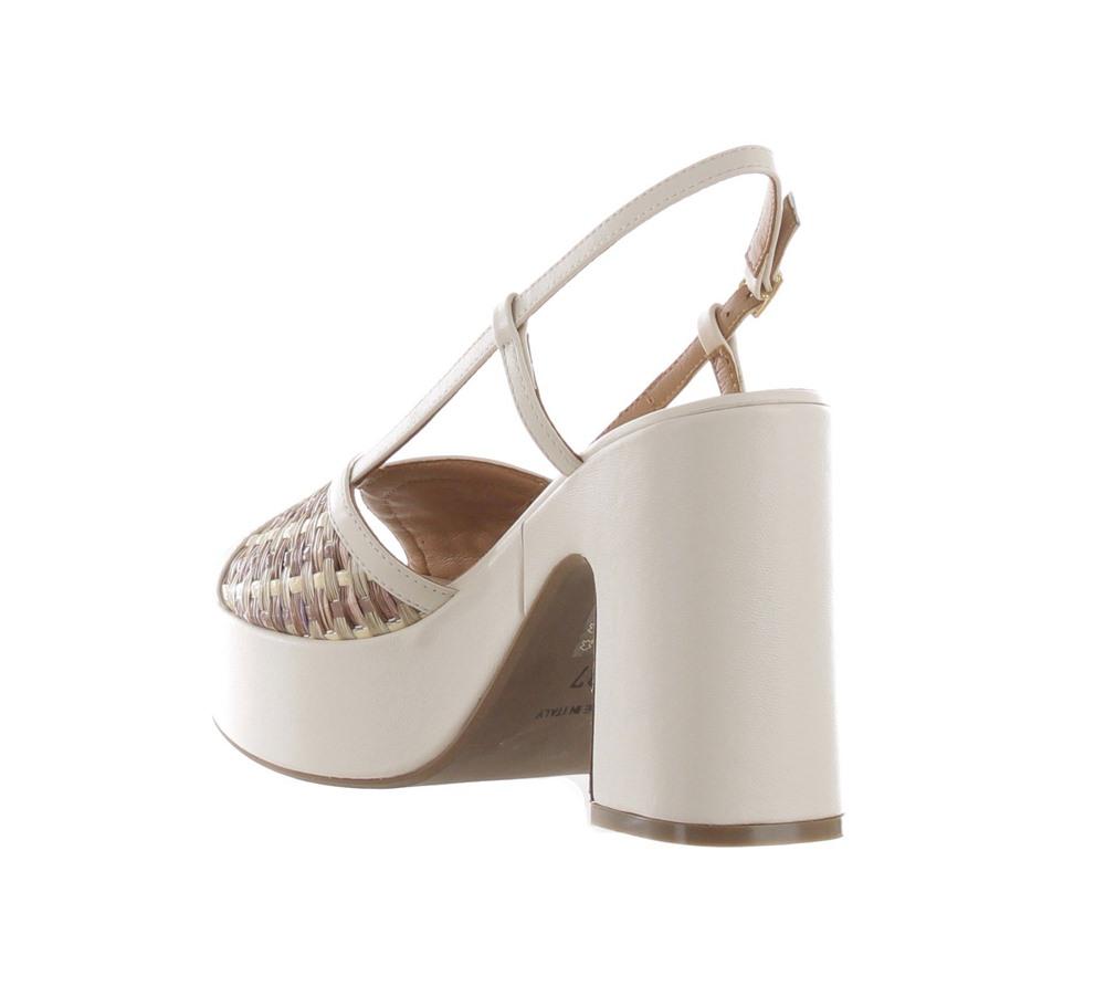 GIANMARCO SORELLI Sandali Gianmarco Sorelli donna Gioia 2236 latte 2236/GIOIA RAFIA MULTICASTORO 