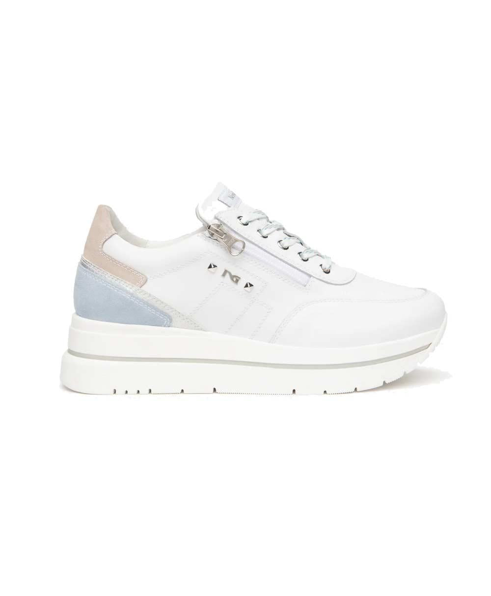 NEROGIARDINI Sneakers NeroGiardini donna E615203D bianca E615203D 707 SKIPPER BIANCO 
