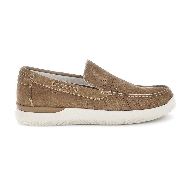 STONEFLY Mocassini Stonefly uomo 2224591d8 custer 16 velour beige pe25 222459 77E CUSTER 16 VELOUR 