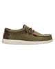 Stringata Hey Dude uomo Wally 40003 dark olive