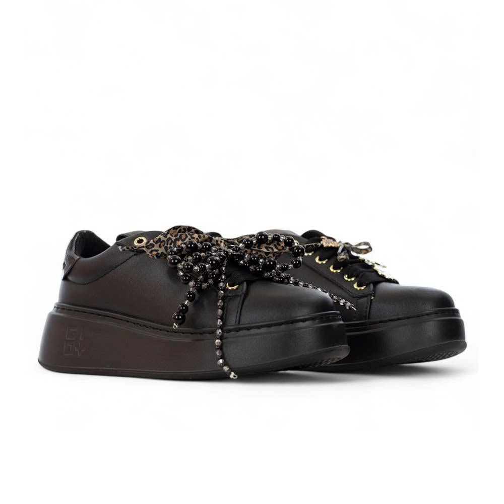 GIO+ Sneakers Gio+ donna PIA434A nere <BR/> PIA434A COMBI BLACK 