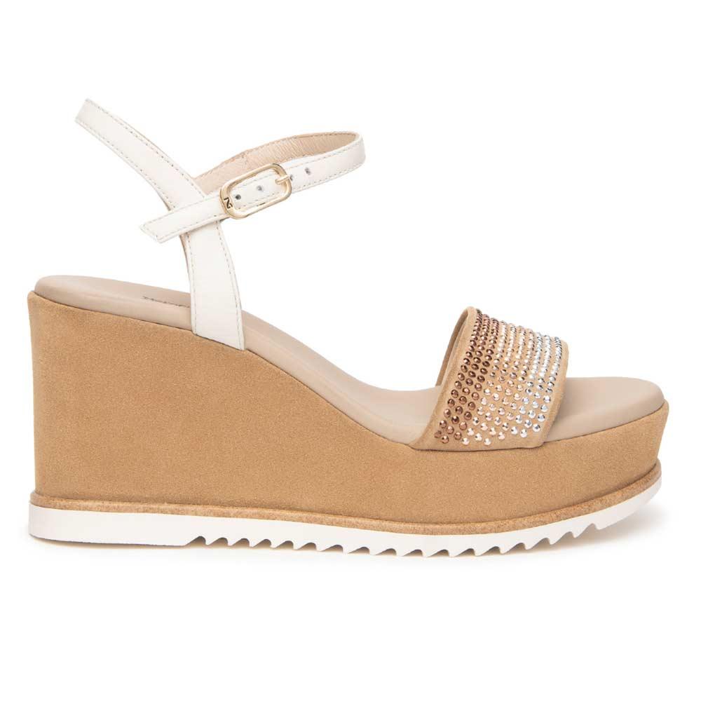 NEROGIARDINI Sandali NeroGiardini donna E410620D ambra<BR/><BR/> E410620D 424 VELOUR AMBRA 