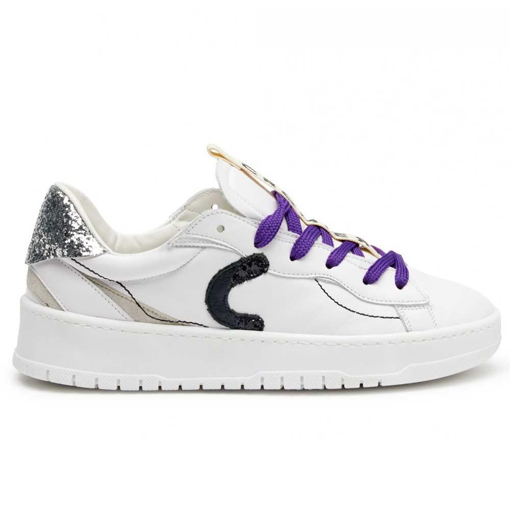CROMIER Sneakers Cromier donna Alpha bold bianche<BR/><BR/> C3S3 MOUSSE BIANCO 