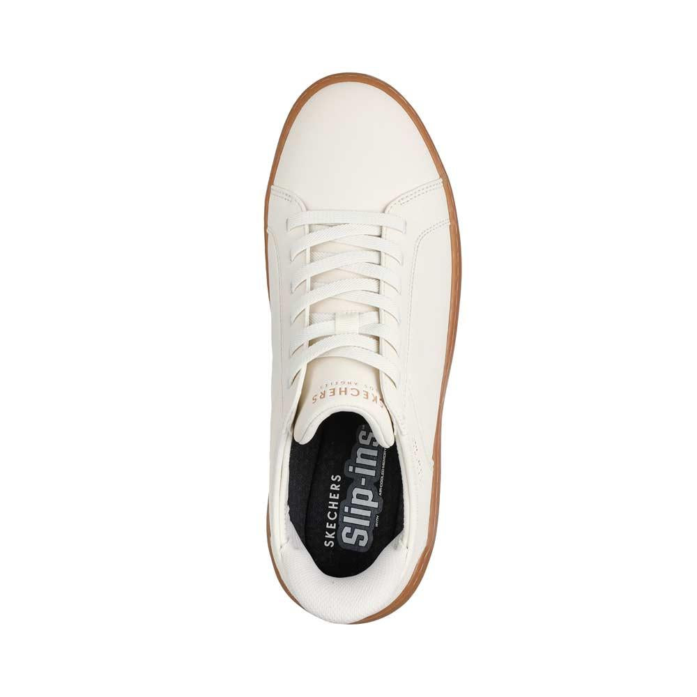 SKECHERS Sneakers Skechers uomo 183177 bianco naturale 183177 WNT DOUBLE VENTED 