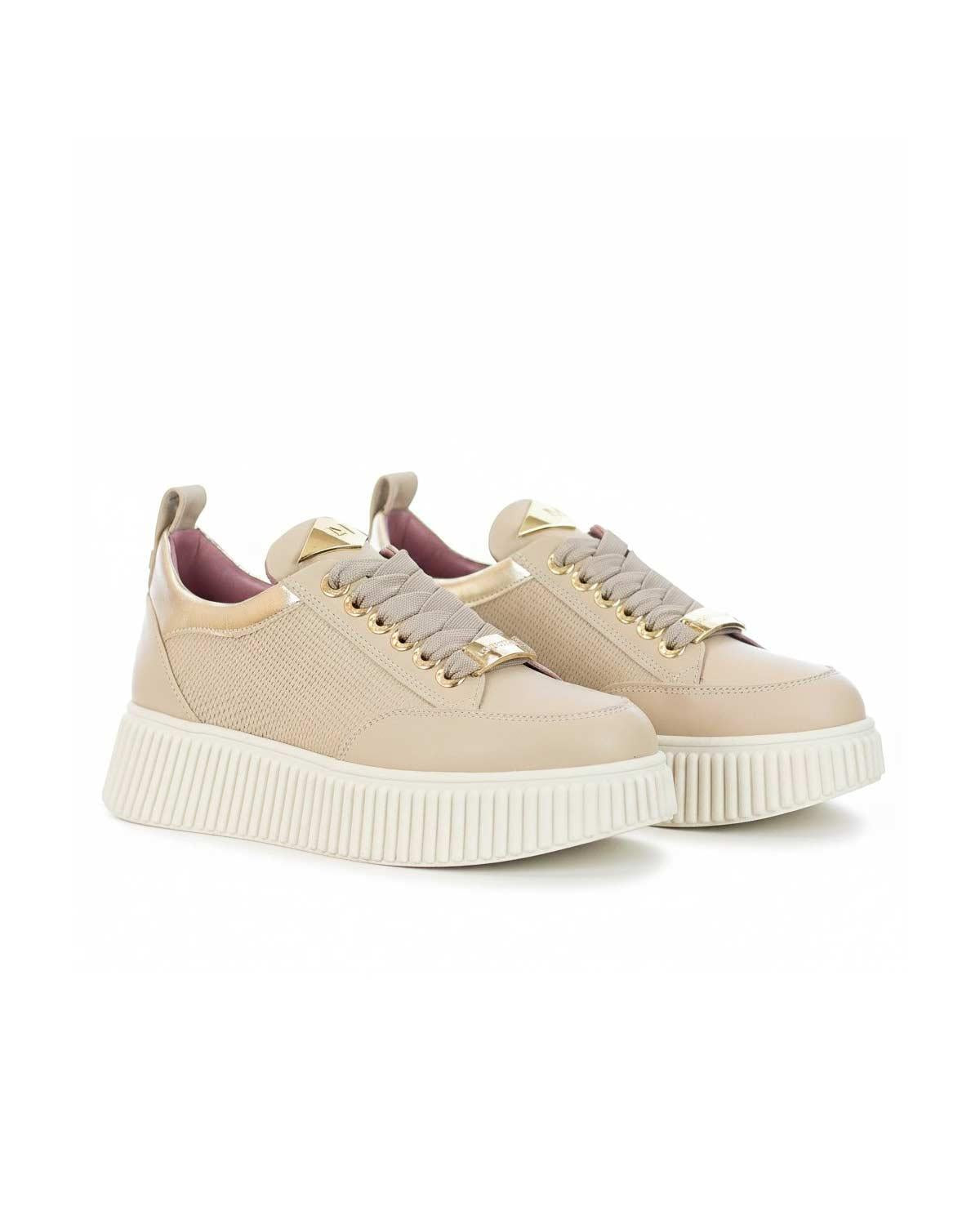 LORENZO MARI Sneakers Lorenzo Mari donna Sally fondotinta SALLY 26 VITELLO FONDOTINTA 